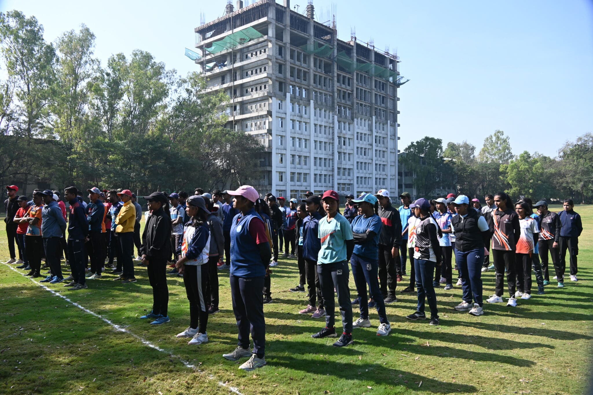 Kopargaon Camp - Players warming up